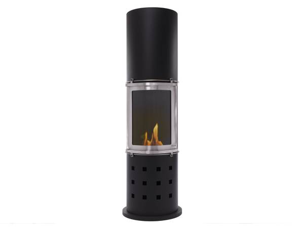 Bioethanol-Kamin BESTFIRE DESIGN Schwarz - Eisen - 46 x 141 x 46 cm