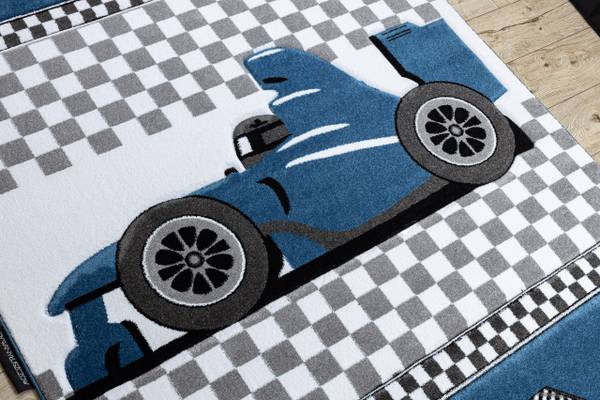 Tapijt P13906 blauw - polypropeen - 180 x 1 x 270 cm