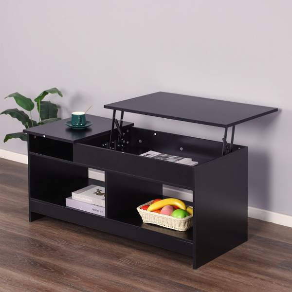 Table basse pliable Noir