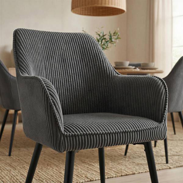 Esszimmerstühle VERONA (2er-Set) Grau