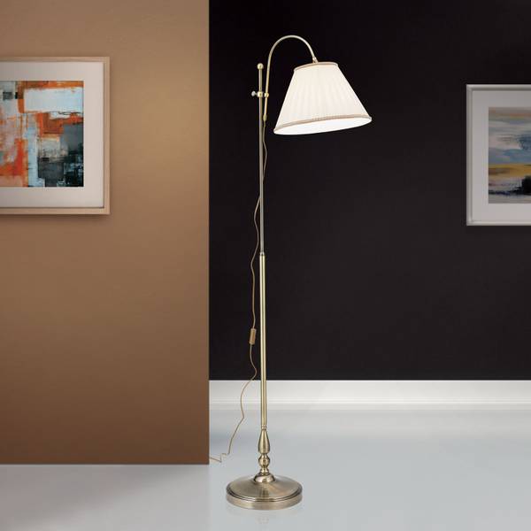 Stehlampe TONIA Braun - Metall - 35 x 183 x 35 cm