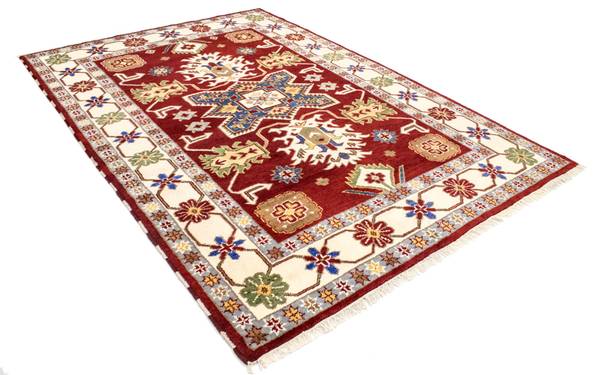 Orientteppich Oriental Rot - Wolle - 195 x 2 x 290 cm