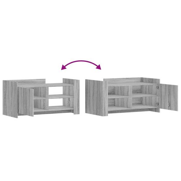 Couchtisch XT6932 Grau - Tiefe: 100 cm