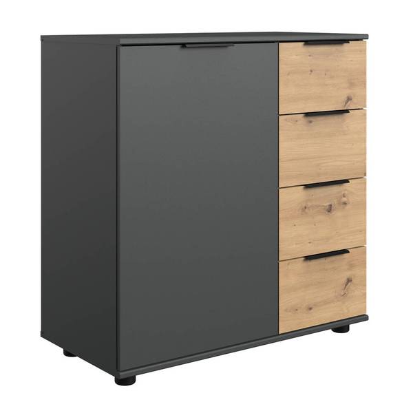 Schlafzimmer-Set GRANADA-43-59 5er-Set Grau - Holzwerkstoff - 692 x 210 x 210 cm