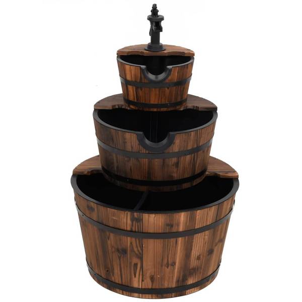 Gartenbrunnen 363332 Braun - Tanne - 60 x 94 x 60 cm