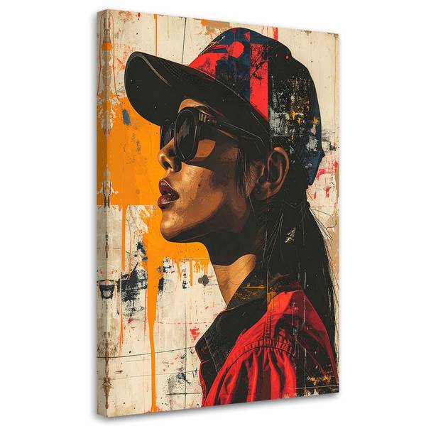 Wandbild Frauen 80 x 120 cm
