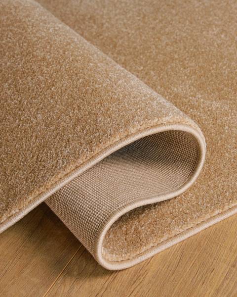 Kurzflorteppich Vegas Beige - Sandbraun - 120 x 170 cm