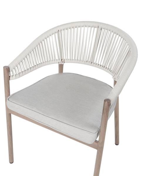 Gartenset FLAVIA 12-tlg Beige - Braun - Grau - Metall - 58 x 77 x 62 cm