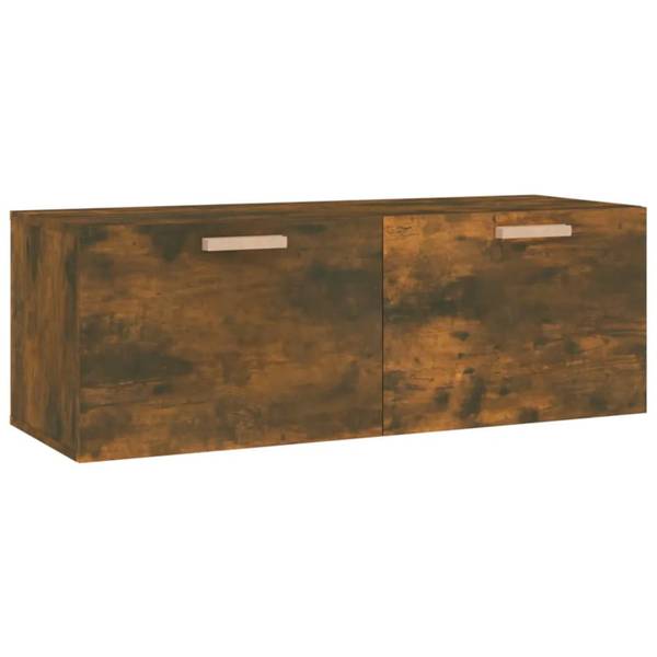 Wandschrank 3015346 Braun - Holzwerkstoff - 100 x 35 x 36 cm