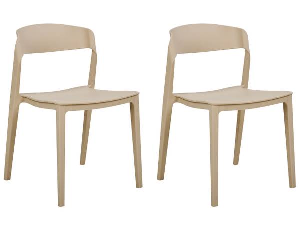 Chaise de salle à manger SOMERS Beige
