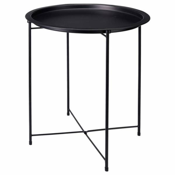 Couchtisch HH-X65300010 Schwarz - Metall - 47 x 51 x 47 cm