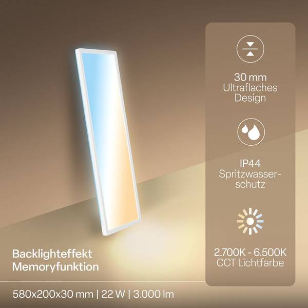 LED Deckenleuchte BKL1657 Weiß