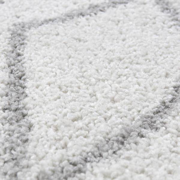 Tapis salon SPATA 160x235 tissé blanc Blanc - Textile - 160 x 1 x 235 cm