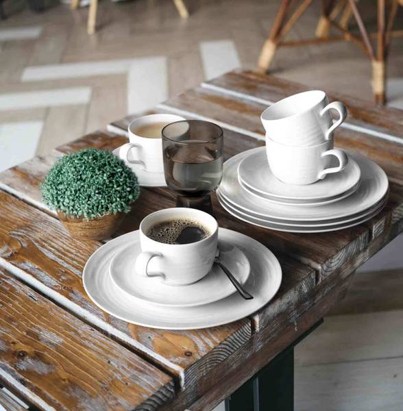 Espressotassen Terra 6er Set Grau