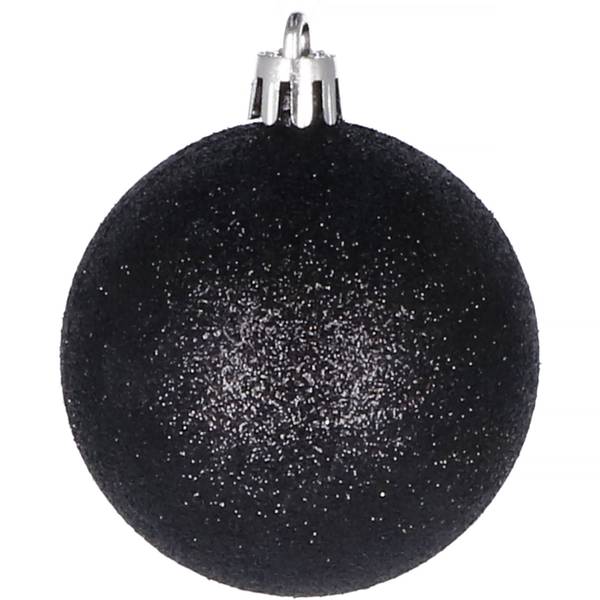 Christbaumkugel 25 Stück Schwarz
