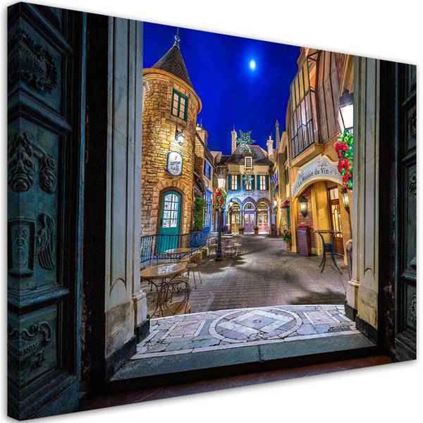 Wandbild blick auf disneyland 100 x 70 cm