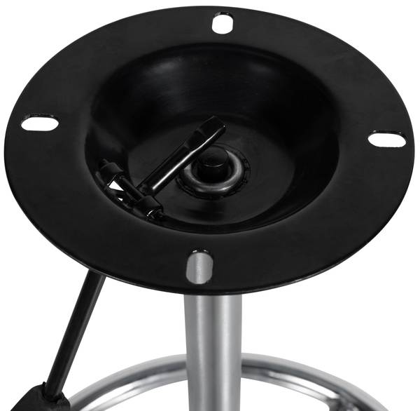 Barhockergestell ROUND Silber - Metall - 39 x 55 x 39 cm