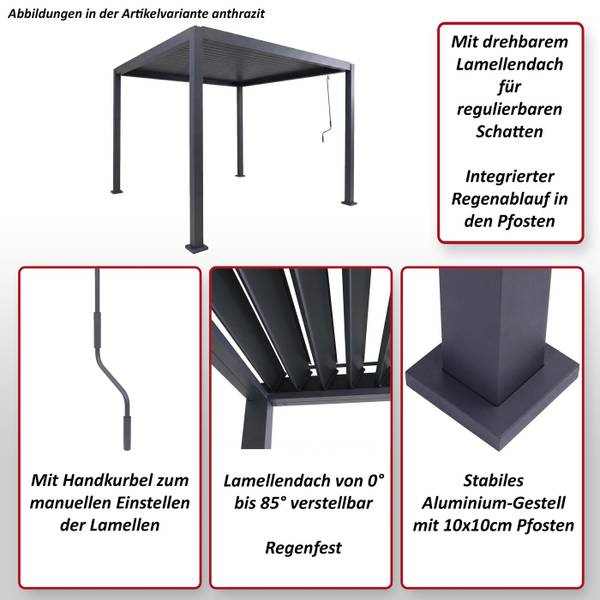 Pergola P65 Anthrazit