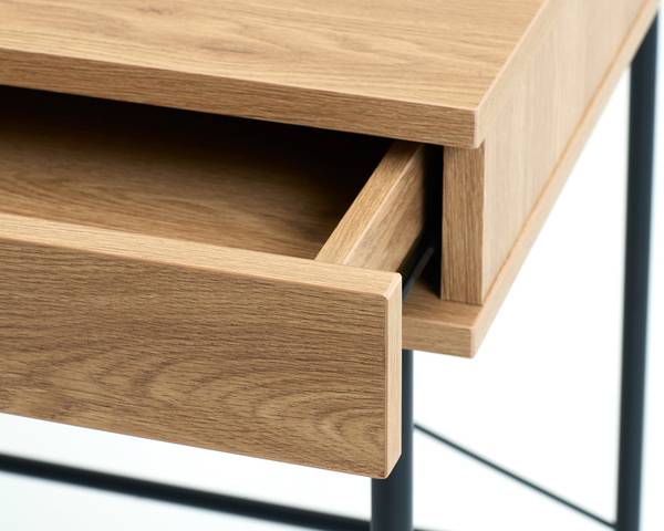 Schminktisch Mogest Beige - Holzwerkstoff - 120 x 76 x 60 cm