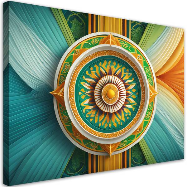 Wandbild zen-symbol mandala 120 x 80 cm