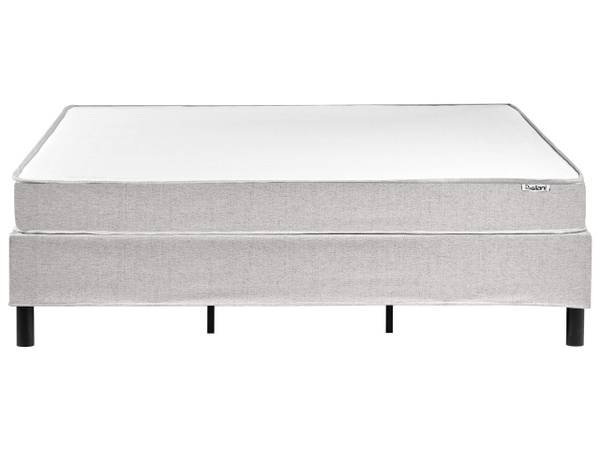 Bett COUNTESS 3-tlg Braun - Grau - Textil - 181 x 53 x 201 cm