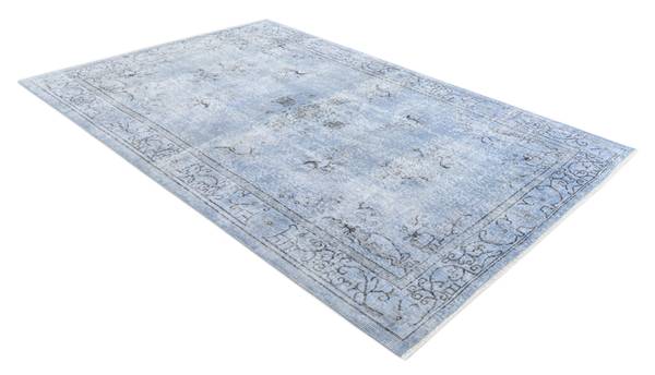 Tapis Ultra Vintage CCLXXX Bleu - Laine - 160 x 1 x 272 cm
