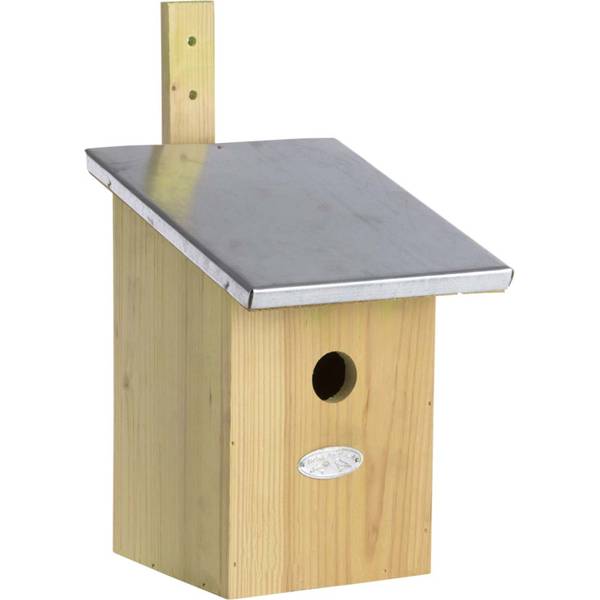 Nichoir mésange bois et zinc Bois massif - 17 x 34 x 20 cm
