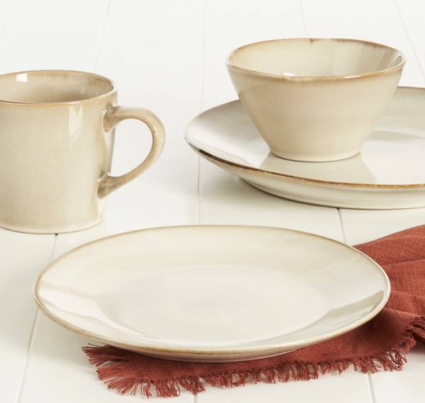 Geschirrset Racco (16er-Set) Beige