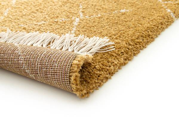 Teppich TIGRIS Gelb - Textil - 160 x 230 x 160 cm