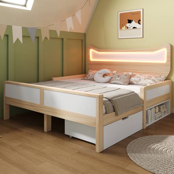 Lit d’enfant NATMUD 145 x 206 cm