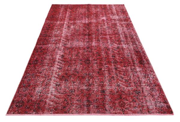Tapis Ultra Vintage DCCCLII Rouge - Laine - 142 x 1 x 251 cm