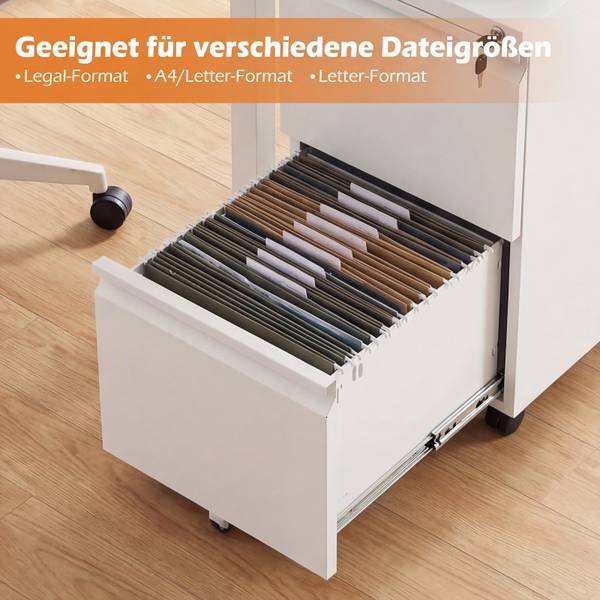 Aktenschrank VL32641 Weiß
