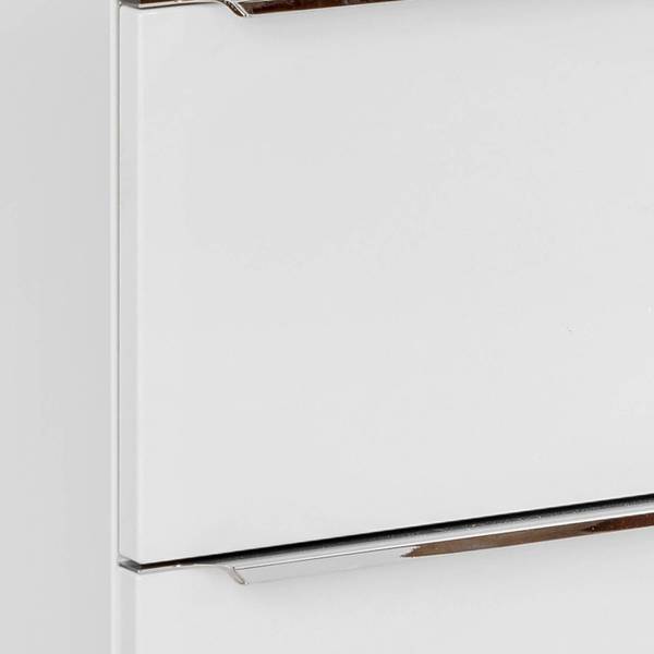 Waschbeckenschrank TOSKANA-56-566 Weiß - Holzwerkstoff - 141 x 60 x 46 cm