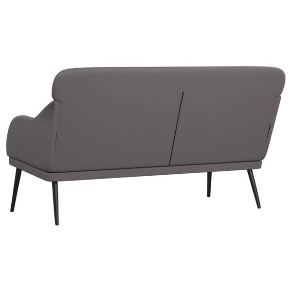 Sitzbank V950 Grau - Kunstleder - 76 x 80 x 110 cm