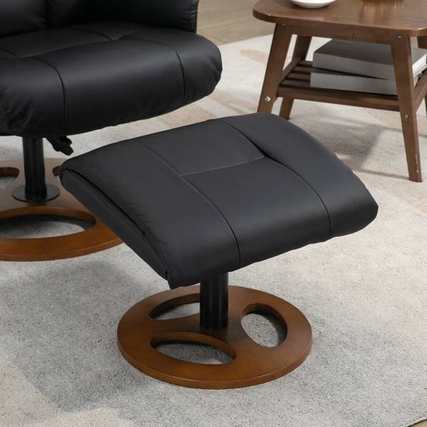 Relaxsessel 2er-Set 839-851V80BK Braun - Kunstleder - 89 x 110 x 77 cm