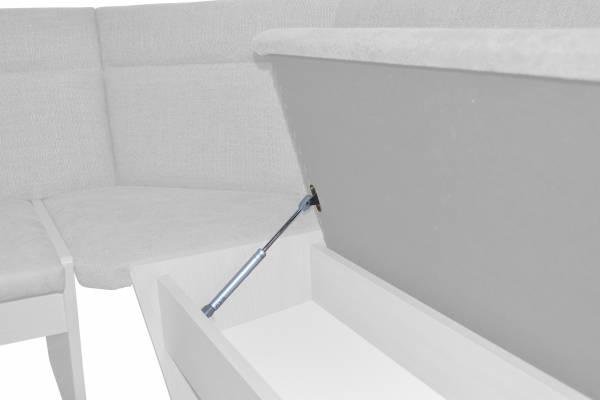 4tlg. Eckbankgruppe Carmen Buche Dekor - Grau