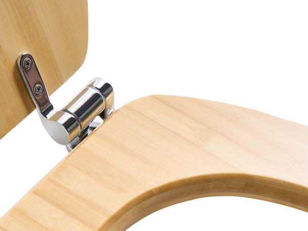 WC-Sitz CUAREIM Braun - Bambus - 38 x 42 x 45 cm