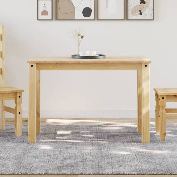Esstisch XT8900 Braun - Massivholz - 60 x 75 x 117 cm