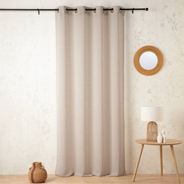 Vorhang  FANETTE 308 Beige - Textil - 140 x 1 x 1 cm