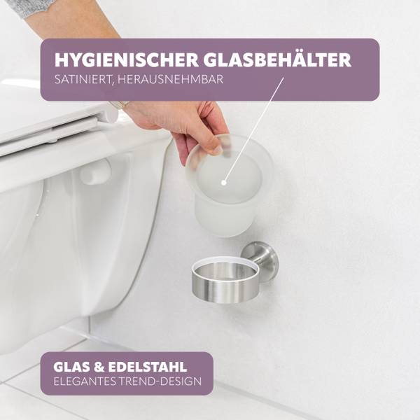 Badezimmer-Zubehör-Set Piazza (2er Set) Silber - Metall - 15 x 35 x 12 cm