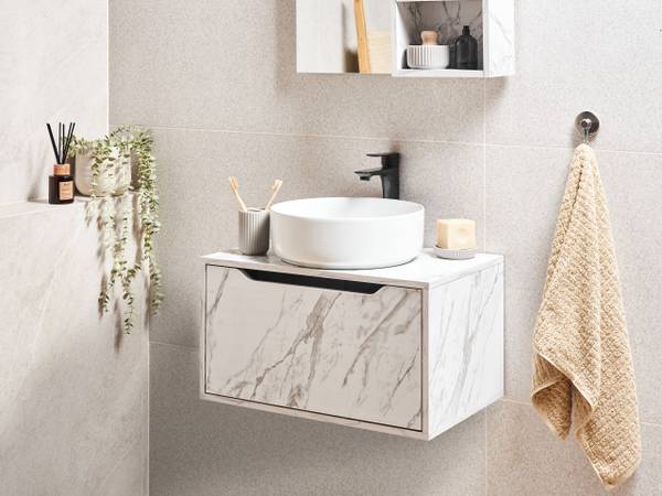 Meuble de salle de bain PETROLINA Blanc