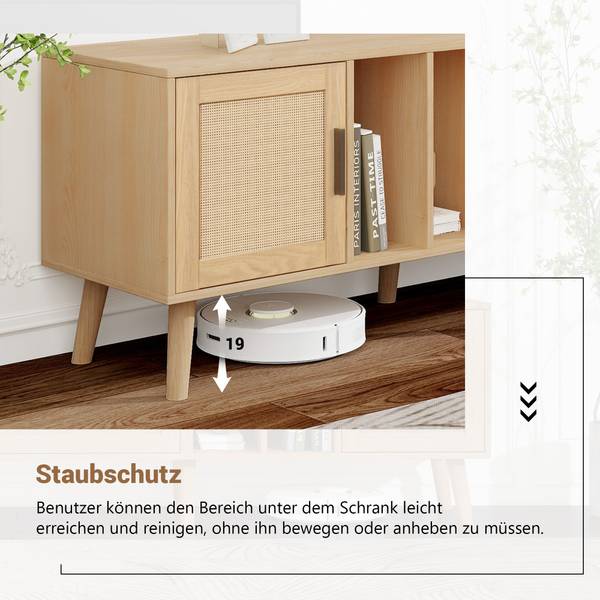 TV-Möbel Bravvans Braun - Holzwerkstoff - 40 x 54 x 180 cm