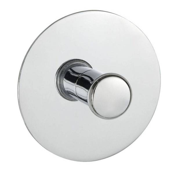 Turbo-Loc Wandhaken Silber - Metall - 6 x 6 x 2 cm