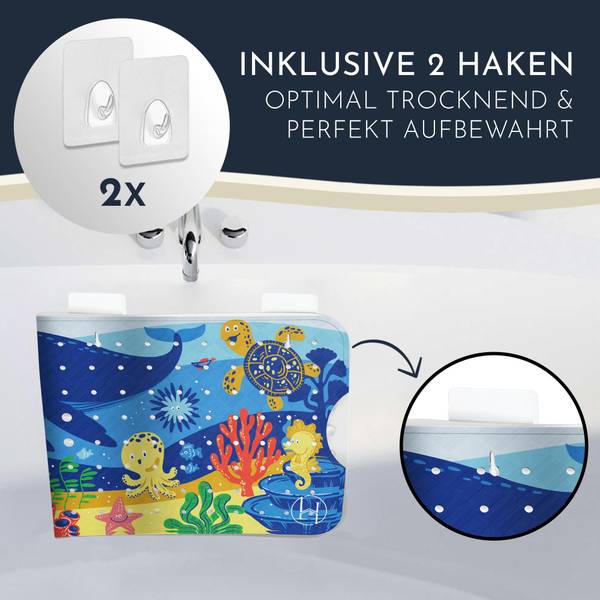 Badewannenmatte Ocean Friends Blau