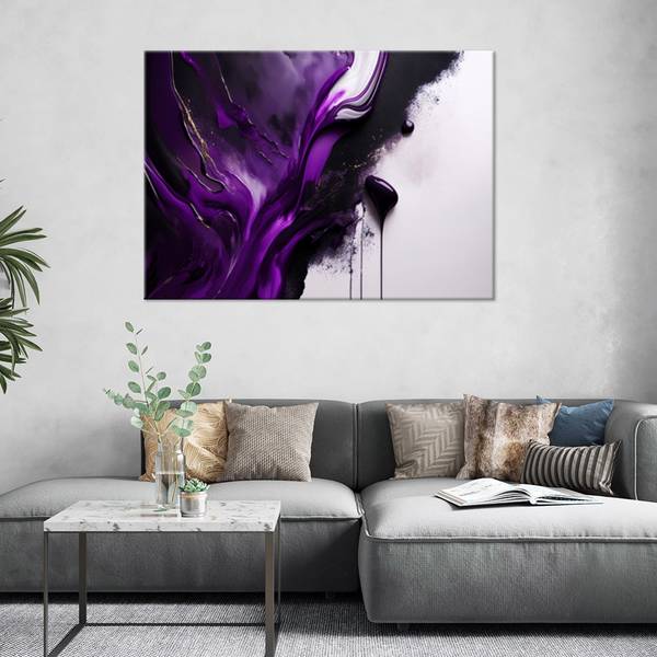 Canvas schilderij Abstract 60 x 40 cm