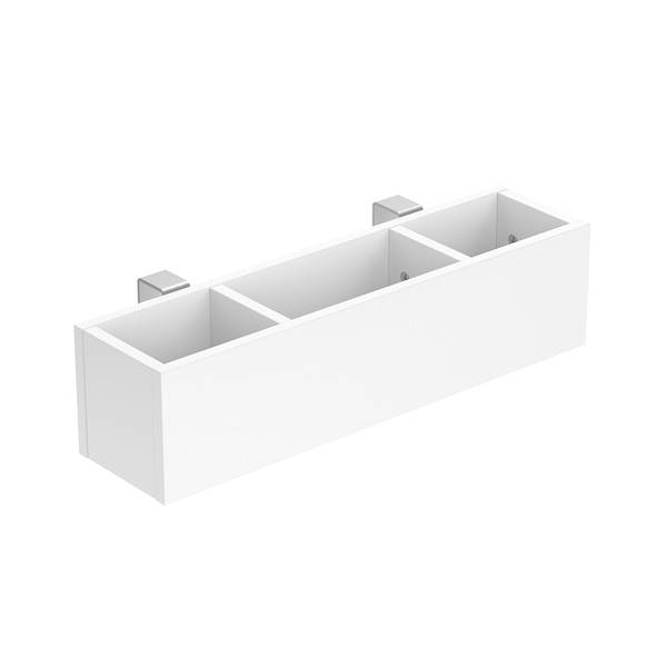 Kinderbedplank 33412 wit - plaatmateriaal op houtbasis - 60 x 15 x 15 cm