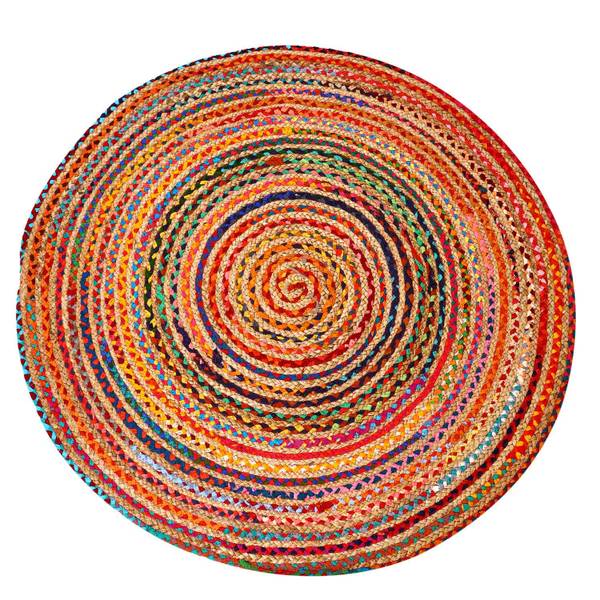 Jute Teppich Tamani 120 x 120 cm