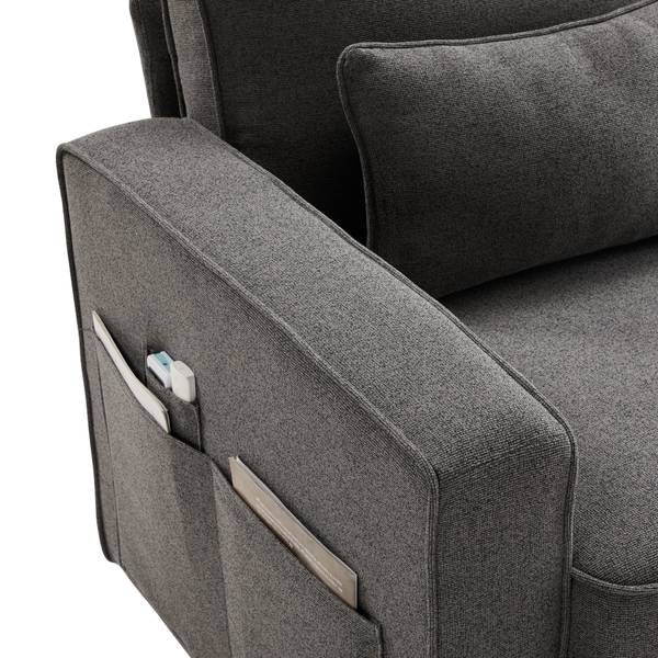 4-Sitzer Sofa Mercury Ⅷ Dunkelgrau