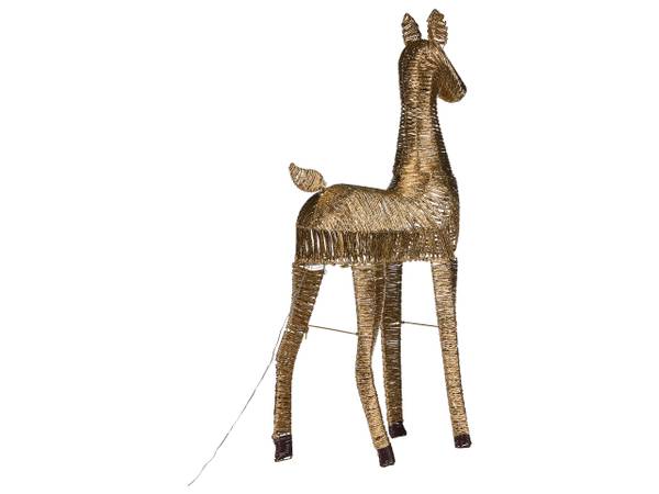 Décoration LED AKUREYRI Doré - Métal - 54 x 110 x 25 cm