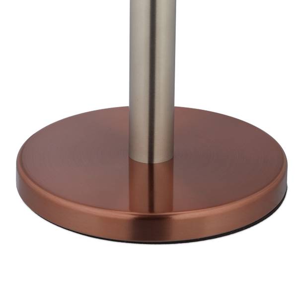 Keukenrolhouder rvs staand zilver - roestvrij staal - 15 x 35 x 15 cm